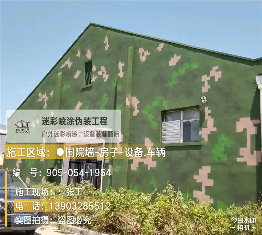阳泉外墙数码迷彩漆施工报价清单（100㎡标准墙面测算）